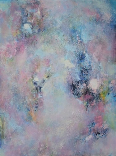 Painting titled "fantômes" by Alyssa Pasquier, Original Artwork, Acrylic