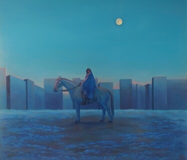 Peinture intitulée "Reservation" par Vladislav Yulanov, Œuvre d'art originale, Huile