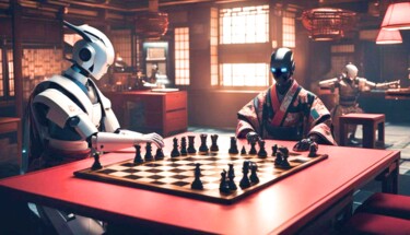 Цифровое искусство под названием "The game is eternal" - Machnolga, Подлинное произведение искусства, Цифровая живопись