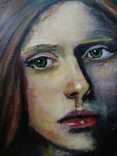 Annabelle Painting titled "Annabelle" by Sasha Brisac, Original Artwork, Acrylic