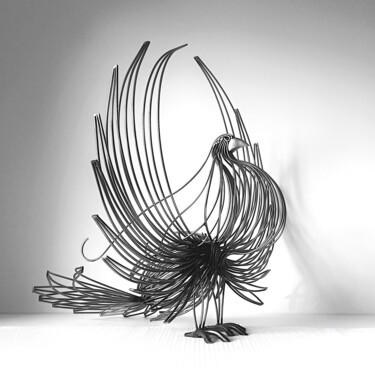 雕塑 标题为“Phoenix” 由Albert Dura, 原创艺术品, 金属