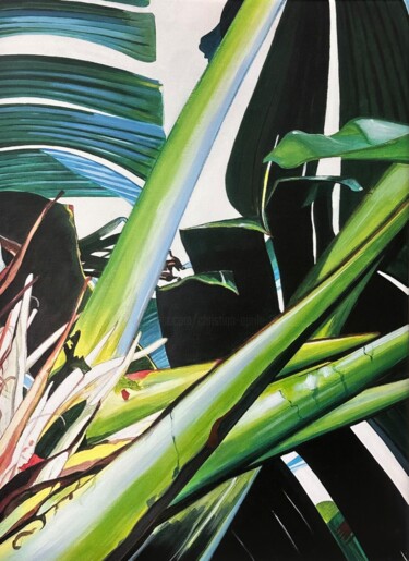 Fotografie getiteld "Deux feuillages" door Aprile, Origineel Kunstwerk, Digitale fotografie