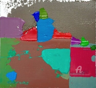 绘画 标题为“LANDSCAPE 4” 由Juan Aponte, 原创艺术品, 油