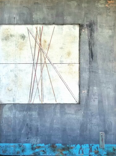 Painting titled "Antica" by Thot, Original Artwork, Acrylic