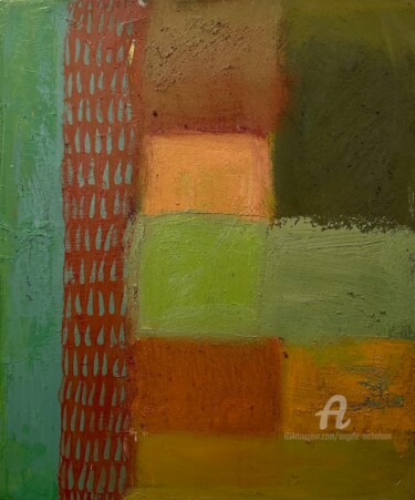绘画 标题为“For Carlo Scarpa #4” 由Angela Nicholson, 原创艺术品, 油