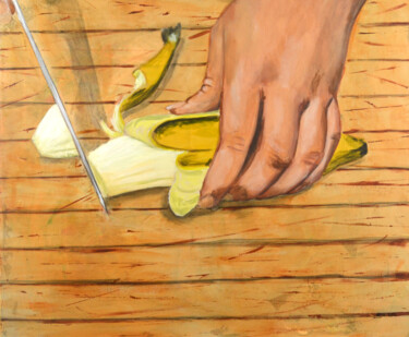Peinture intitulée "Séparer l'homme de…" par Nusch, Œuvre d'art originale, Acrylique Monté sur Châssis en bois