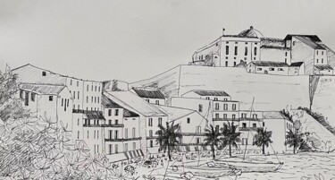 Fotografie getiteld "Calvi Citadelle 3 (…" door Sandra Willendorf, Origineel Kunstwerk, Niet gemanipuleerde fotografie