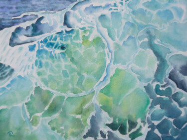 Peinture intitulée "AQUARELLE originale…" par Isabelle Redonnet, Œuvre d'art originale, Aquarelle