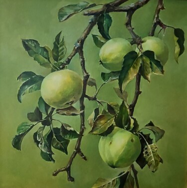 Peinture intitulée "Late harvest" par Folia Menthae, Œuvre d'art originale, Huile Monté sur Châssis en bois