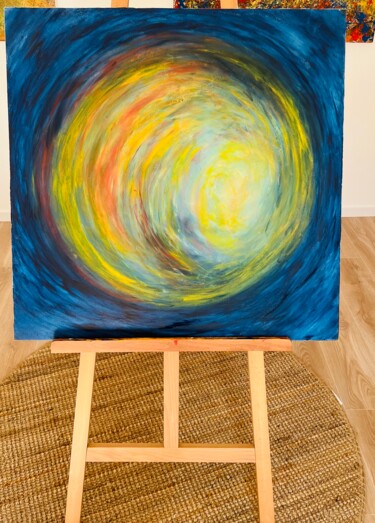 Schilderij getiteld "Le passage" door Marina Paregno, Origineel Kunstwerk, Acryl