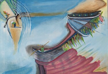 Peinture intitulée "Variaciones del col…" par Juan Luis Gandulfo, Œuvre d'art originale, Acrylique Monté sur Châssis en bois