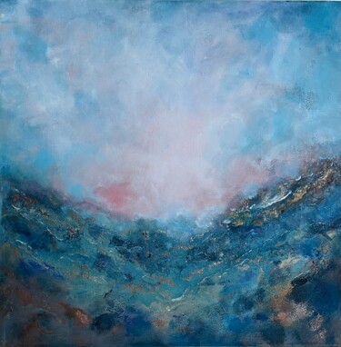 제목이 "Sky and sea"인 미술작품 Vanja Zanze로, 원작, 아크릴