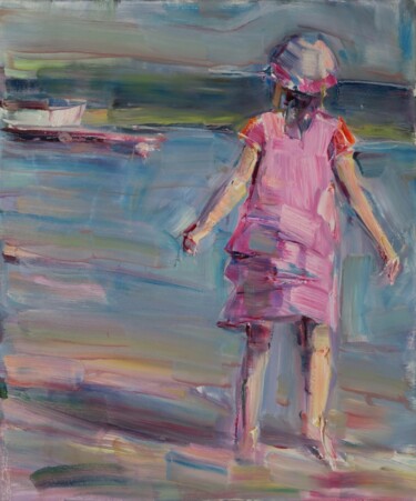 Peinture intitulée "En pastel V" par Marta Lipowska, Œuvre d'art originale, Huile Monté sur Châssis en bois