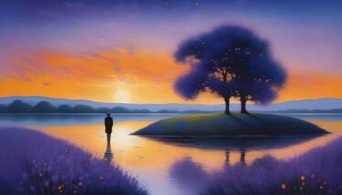 Цифровое искусство под названием "lavanda" - Machnolga, Подлинное произведение искусства, Цифровая живопись