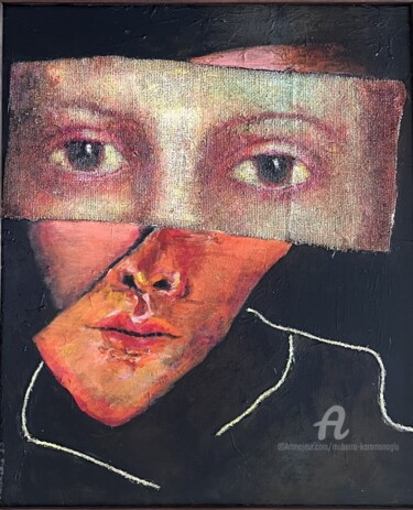 Painting titled "In Your Eyes" by Muberra Karamanoglu, Original Artwork, Acrylic