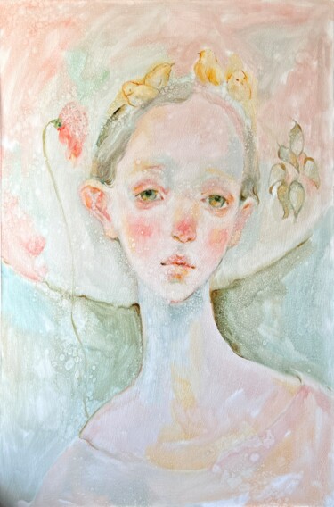 Abode of the soul 绘画 标题为“Abode of the soul” 由Isolde Pavlovskaya, 原创艺术品, 油 安装在木质担架架上