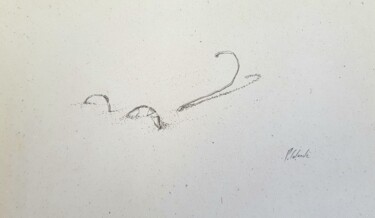 Dessin intitulée "Être vieux" par Patrick Lalande, Œuvre d'art originale, Crayon