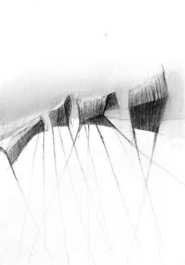 Digital Arts titled "Baraques" by Anton Kiselev, Original Artwork, 2D Digital Work