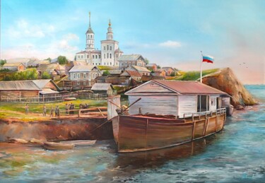 Painting titled "The history of my v…" by Natalya Pyankova, Original Artwork, Oil
