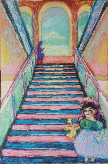 绘画 标题为“"The joy of the dol…” 由Julia Musina, 原创艺术品, 油