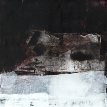 Painting titled "#191, 25x25cms, acr…" by Michel Debray, Original Artwork, Acrylic Mounted on Cardboard