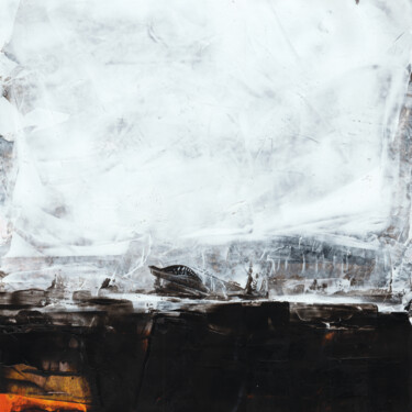 Pintura titulada "#193, 25x25cms, acr…" por Michel Debray, Obra de arte original, Acrílico Montado en Cartulina
