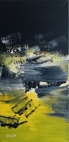 제목이 "Etude en jaune 1"인 미술작품 Jean Oillet로, 원작, 아크릴