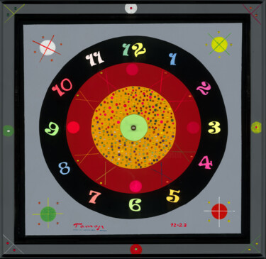 Painting titled "Happy dots" by Tomasz, Original Artwork, Acrylic