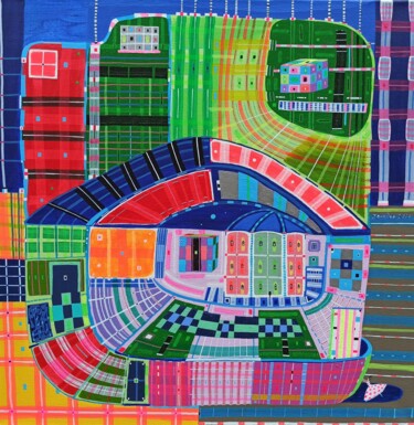 Pintura intitulada "Don't Fear!" por Katrina Avotina, Obras de arte originais, Acrílico