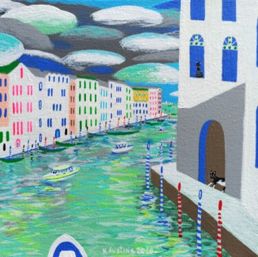 Pittura intitolato "Closer & Closer" da Katrina Avotina, Opera d'arte originale, Acrilico