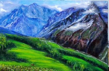 Schilderij getiteld "the grandeur of the…" door Svetlana Dushina, Origineel Kunstwerk, Olie