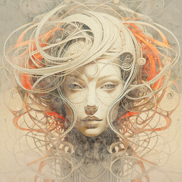 数字艺术 标题为“AI 01” 由Fernando Vieira, 原创艺术品, AI生成的图像