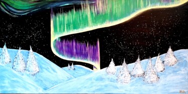 Schilderij getiteld "CHRISMAS" door Maryna Dashyna, Origineel Kunstwerk, Acryl