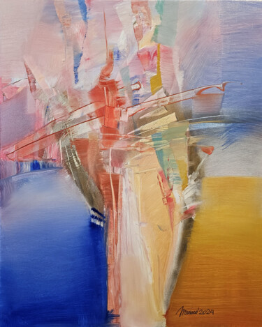 Painting titled "SPRING MOOD" by Nikolai Taidakov, Original Artwork, Oil