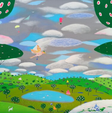 绘画 标题为“The Change Of Seaso…” 由Katrina Avotina, 原创艺术品, 丙烯