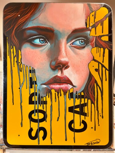 绘画 标题为“ginger look” 由Thierry Beaudenon, 原创艺术品, 丙烯
