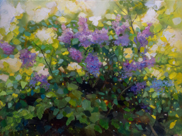 Painting titled "The vibes of summer" by Aleksandr Jero, Original Artwork, Oil