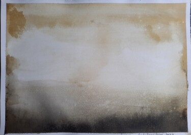 Painting titled "Landscape #145" by Carla Gonçalves, Original Artwork, Watercolor