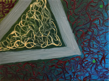 绘画 标题为“Energy art painting…” 由Aurmsorne, 原创艺术品, 油