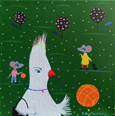 Peinture intitulée "Get Lost!" par Katrina Avotina, Œuvre d'art originale, Acrylique