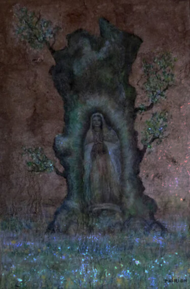 绘画 标题为“La Alegoría de Amér…” 由Alberto Thirion, 原创艺术品, 丙烯