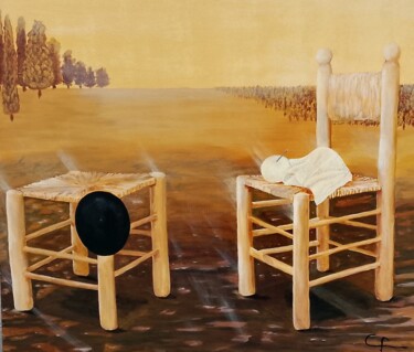 Peinture intitulée "ABUELOS" par Claudia Fernandez, Œuvre d'art originale, Acrylique Monté sur Châssis en bois