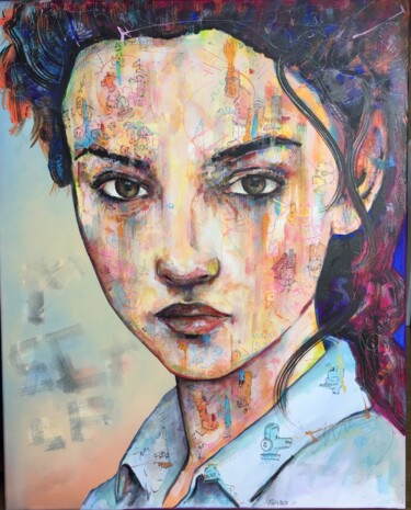 Peinture intitulée "BTS NRC" par Pascal Fairier, Œuvre d'art originale, Acrylique