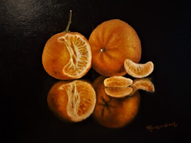 Peinture intitulée "Nature morte 1" par Panos Kotsomytis, Œuvre d'art originale, Huile