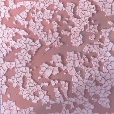 Painting titled "PINK LAKE" by Pin Vega, Original Artwork, Acrylic