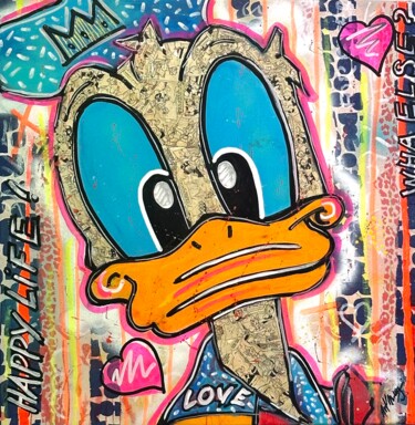 绘画 标题为“Donald love life” 由Patricia Ducept (Art'Mony), 原创艺术品, 丙烯