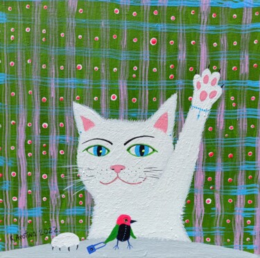 绘画 标题为“Purrr Purrr!” 由Katrina Avotina, 原创艺术品, 丙烯