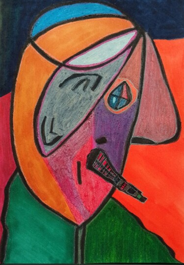 제목이 "'Zipper For Silence'"인 그림 A'Zo Hazo로, 원작, 마커