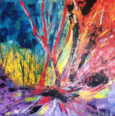 expression 4 nature Peinture intitulée "expression 4 nature" par Eric Delbos, Œuvre d'art originale, Huile