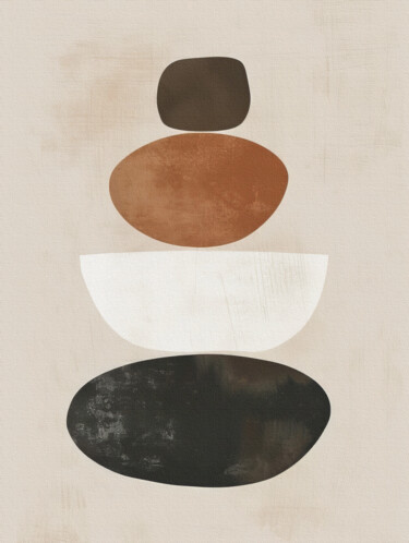 数字艺术 标题为“Geometric Abstract…” 由Bilge Paksoylu, 原创艺术品, AI生成的图像